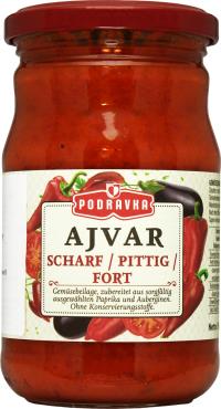 AJVAR SCHARF(HOT) 350G PODRAVKA